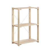 SCAFFALE IN PINO 3 RIPIANI CM 76,5X38,5X110 H