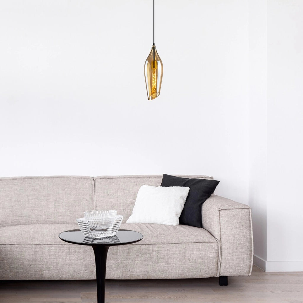 Lampada a sospensione Rabalux Bellini nera Ø14 E27