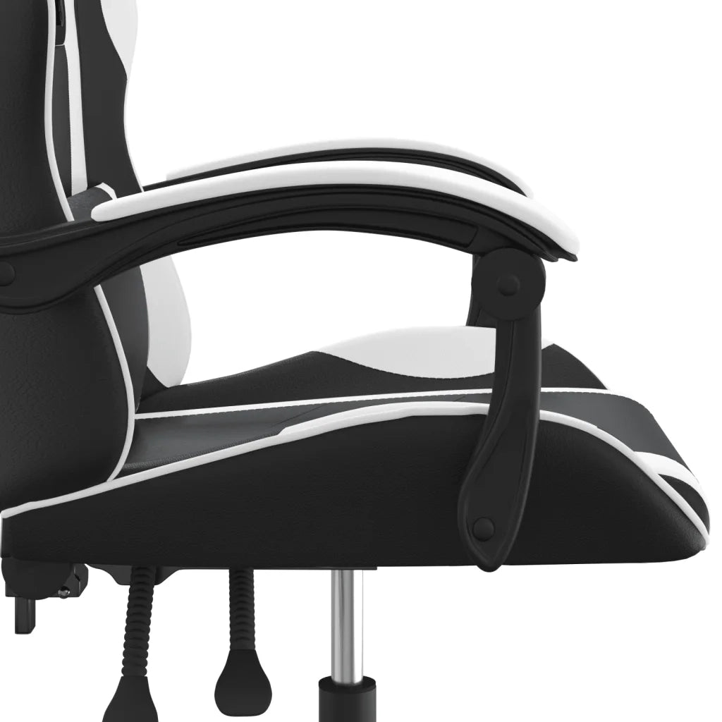 Sedia da Gaming Nero e Bianco in Similpelle 3143871