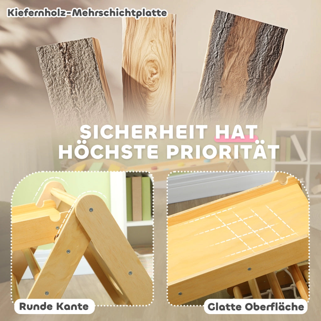 Casetta da interno con scivolo e arco per arrampicata ¨C Minimal ¨C Multicolore