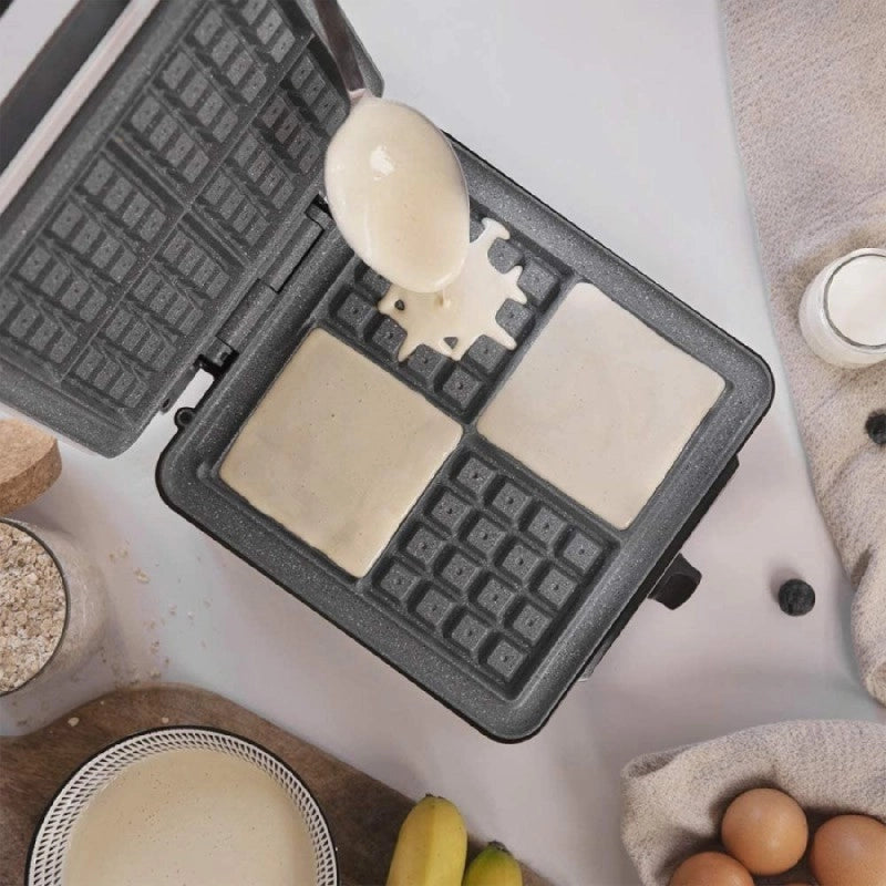 CECOTEC 08017 - Piastra per waffle Fun Gofrestone 4Inox