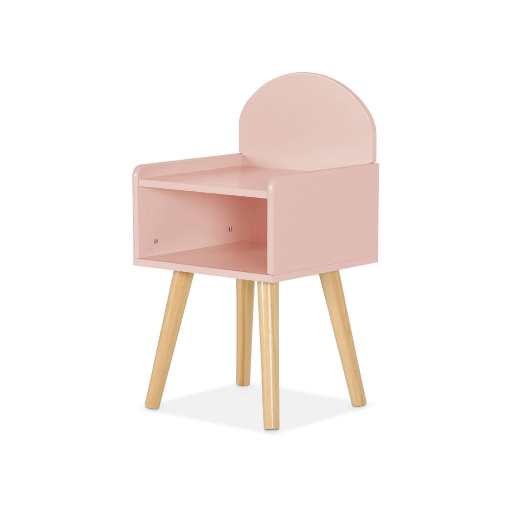 Comodino per bambini, rosa