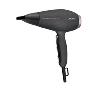 Asciugacapelli professionale ionico 2200W con diffusore e concentratore, 3 temperature e aria fredda cavo 3 m - Sogo
