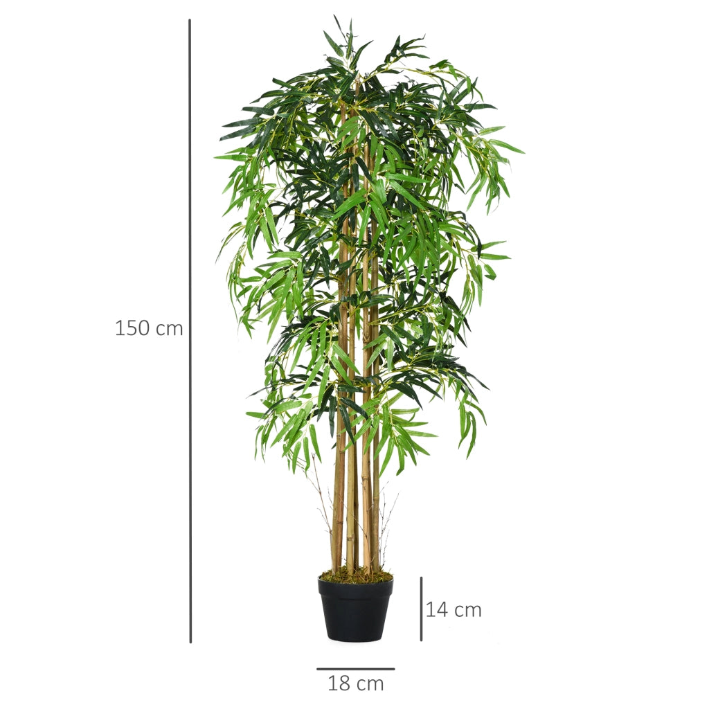 Pianta Artificiale Bamb¨´ ¨C Minimal ¨C Verde ?18x150 cm