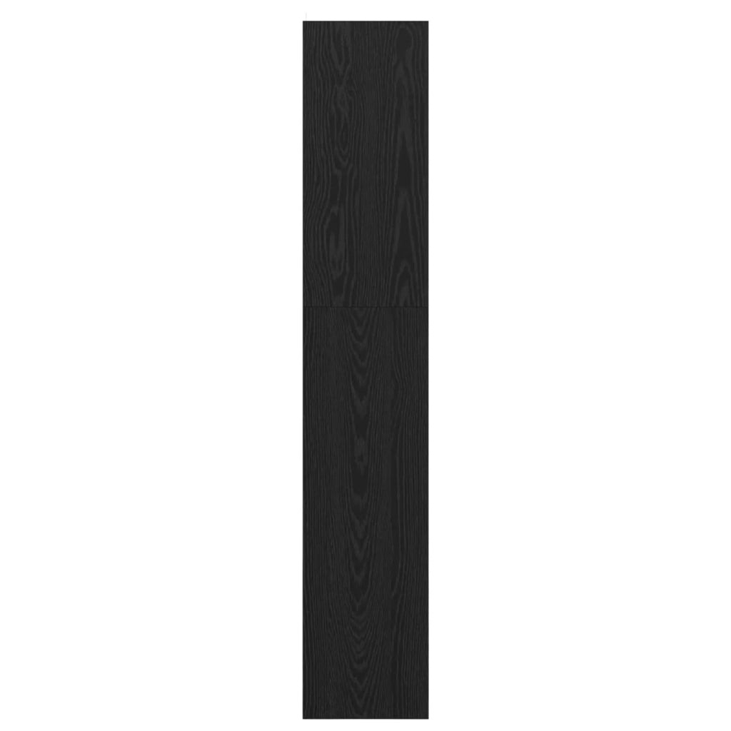Armadio per Libri 5 livelli 60 x 30 x 166 cm Rovere nero 880461