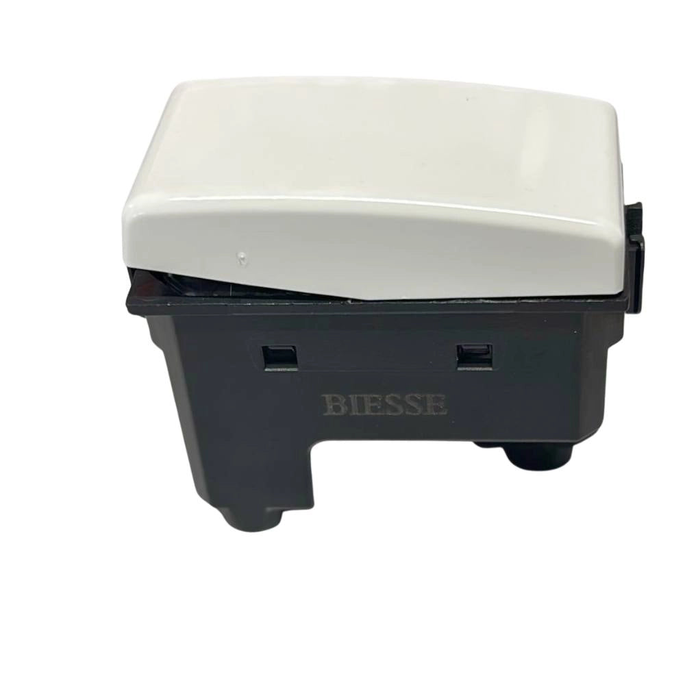 Biesse interruttore unipolare illuminabile 16ax compatibile bticino matix