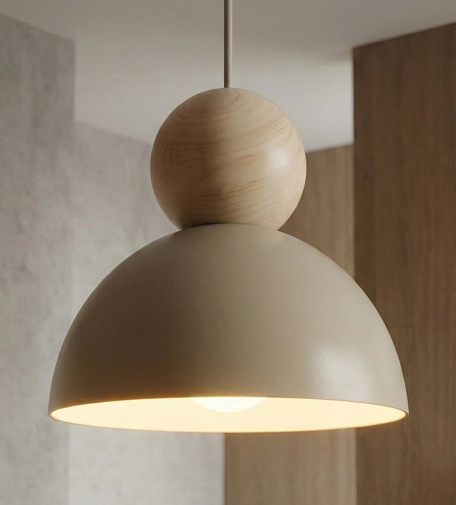 Lampada a sospensione japandi KAKI beige 3xE27 Emibig