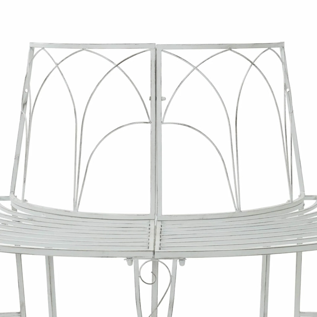 Panchina per Alberi 4-Numero di posti 160 x 80 x 89 cm Acciaio 42029520