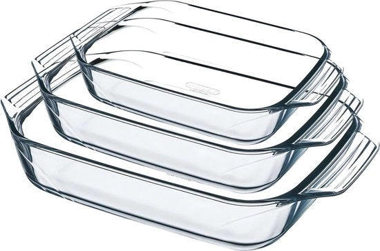 Ovenscala in vetro di borosilicato, trasparente