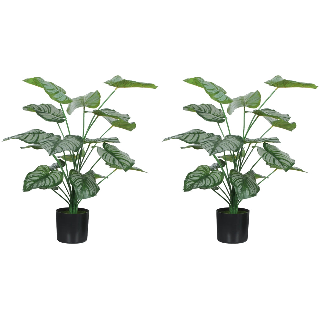 Pianta Artificiale Decorativa con Vaso ¨C Minimal ¨C Verde 65 cm