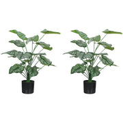 Pianta Artificiale Decorativa con Vaso ¨C Minimal ¨C Verde 65 cm