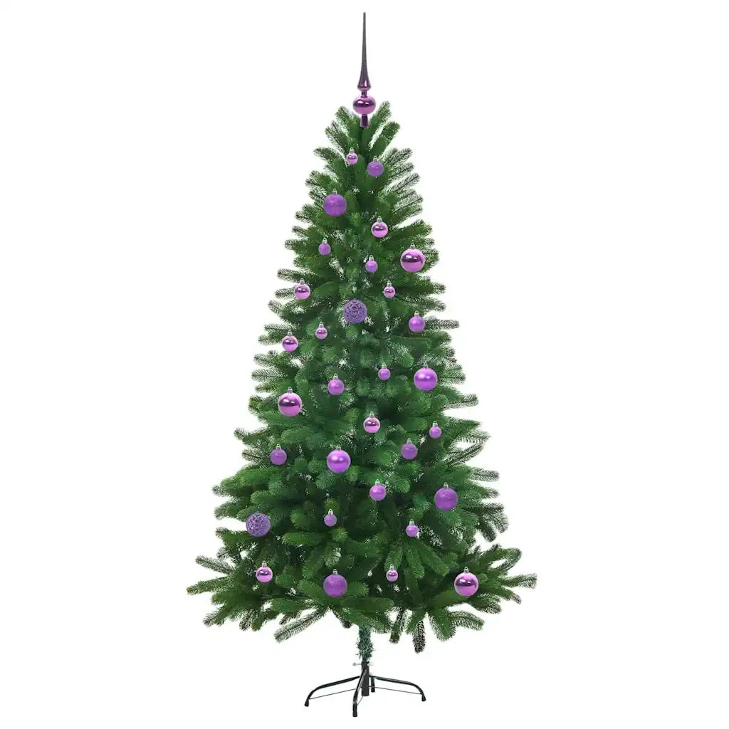 Albero di Natale con 150 LED con supporto Verde 150 cm PE 3396324