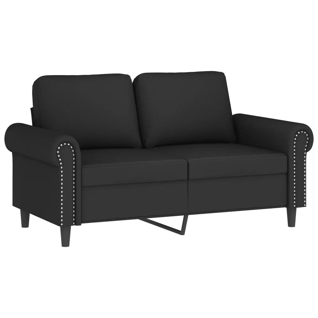 Set di Divani 3 pz con Cuscini Nero in Velluto 3202175