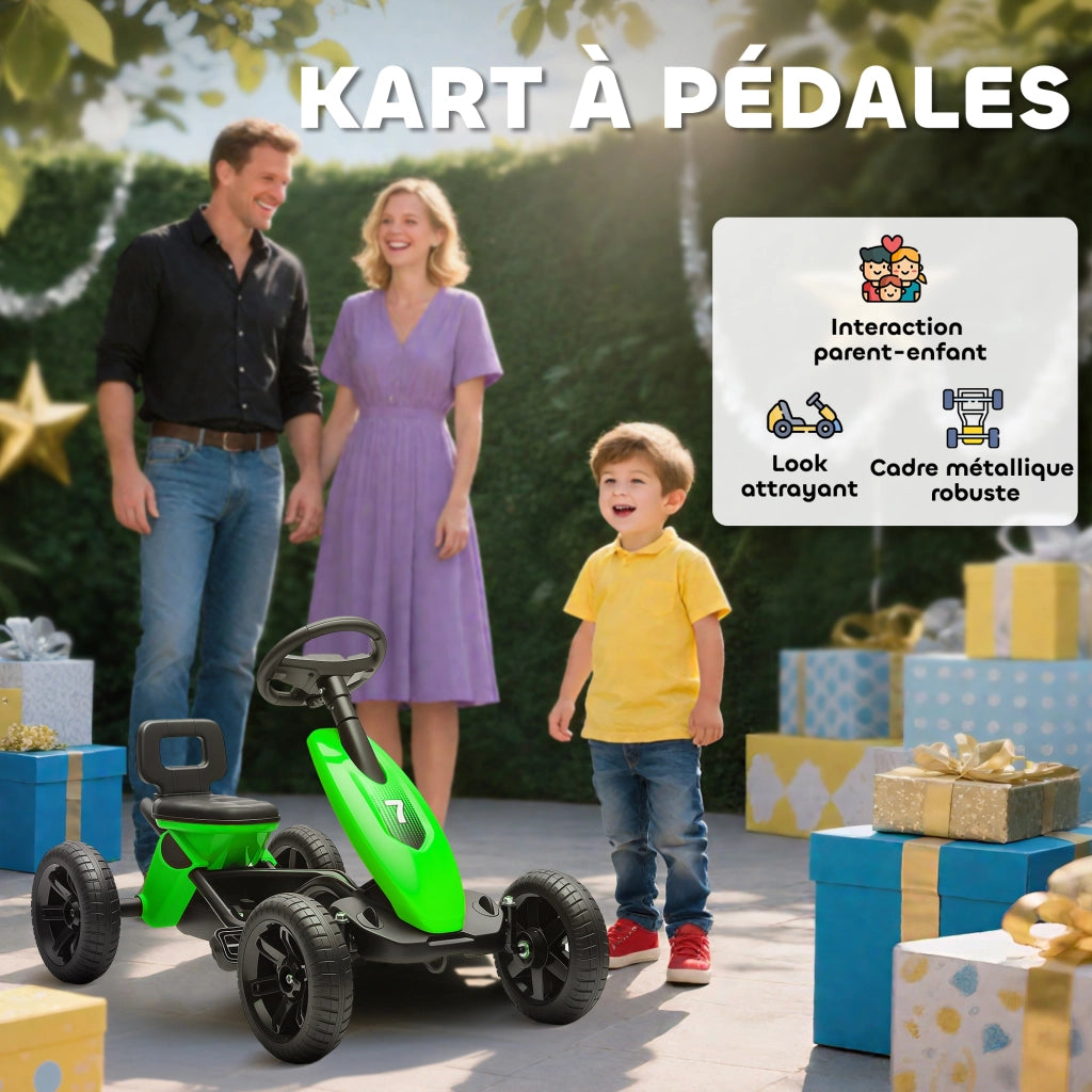 Kart a pedali per bambini ¨C zephmum ¨C verde