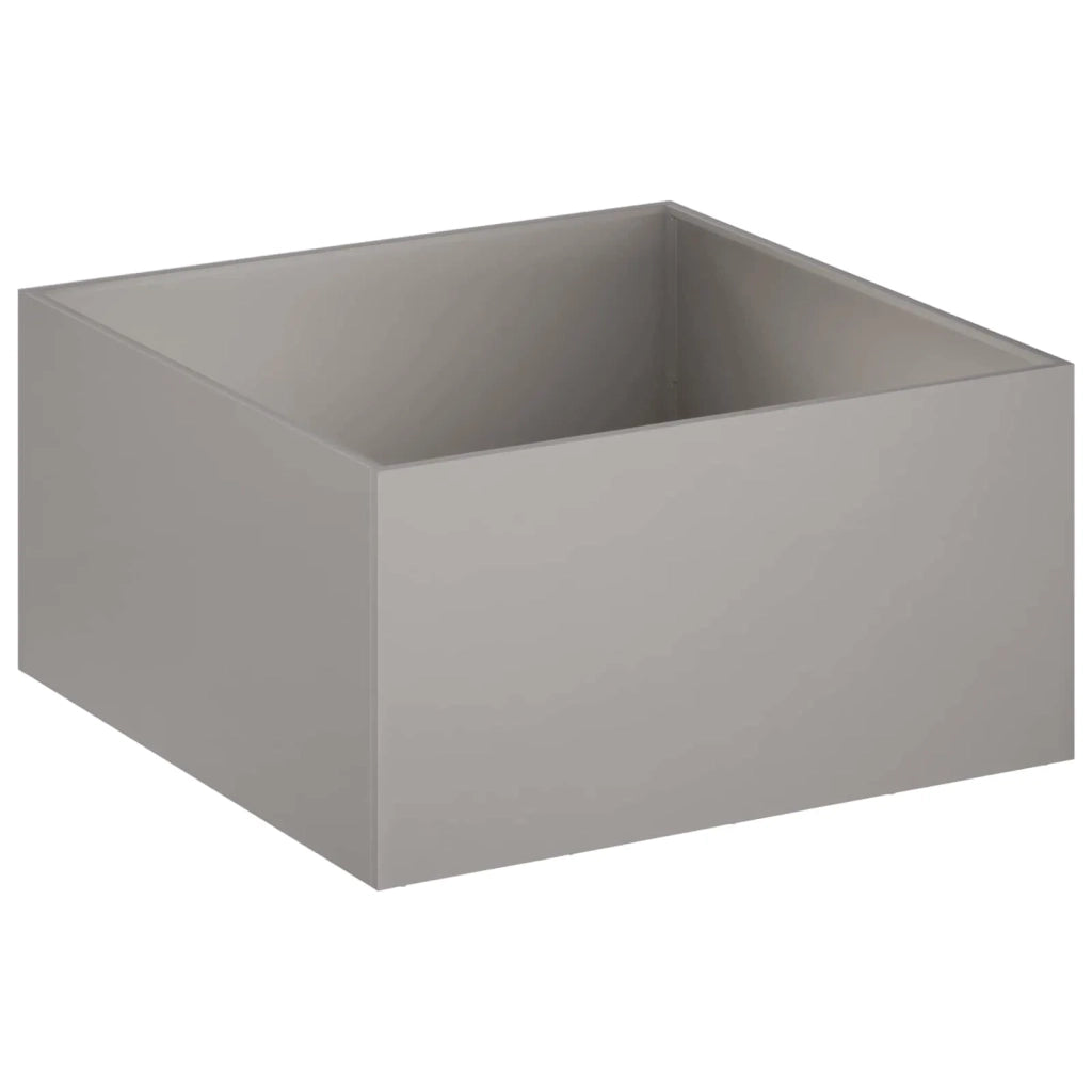 Vaso da giardino 2 pz Ruggine 60 x 60 x 40 cm Acciaio Corten 8005105