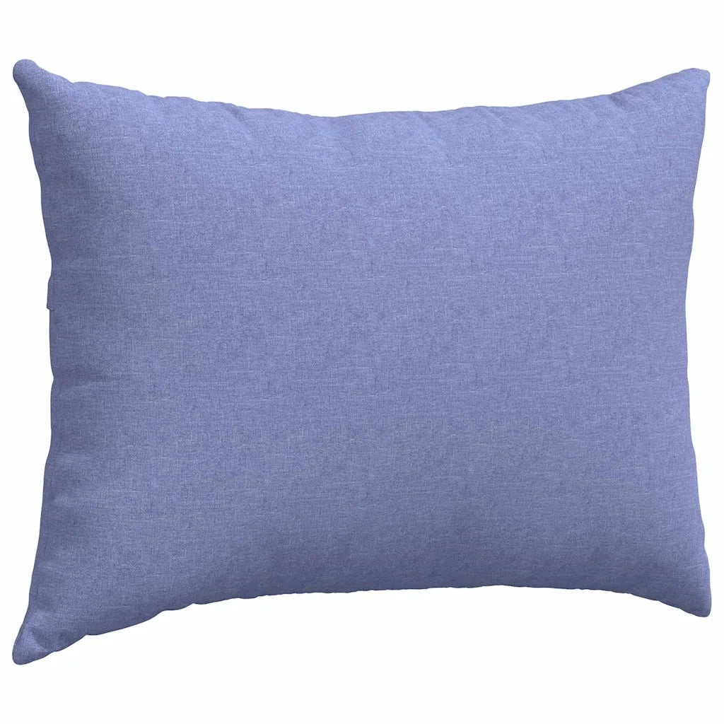 Cuscini da Divano 2 pz-Set di 2 Cuscini per Sofa Blu jeans 70 x 50 cm Tessuto