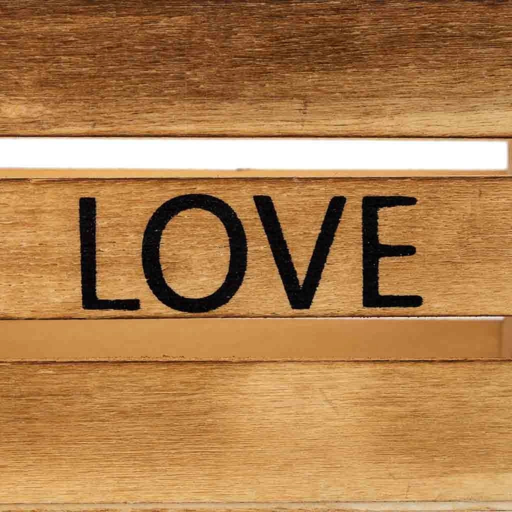 Cassetto in legno marrone 18x12x10h cm