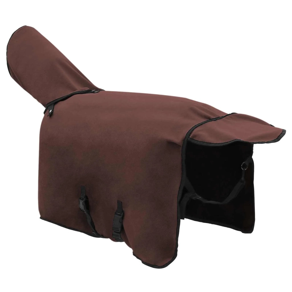Coperta per Cavalli Marrone Scuro Completo 85 cm Poliestere 42013268
