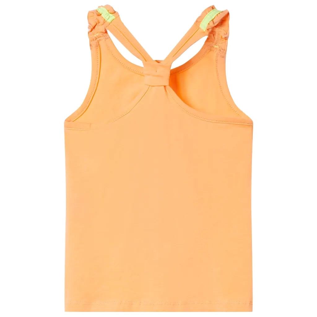 Canotta da Bambina Arancione Brillante 116