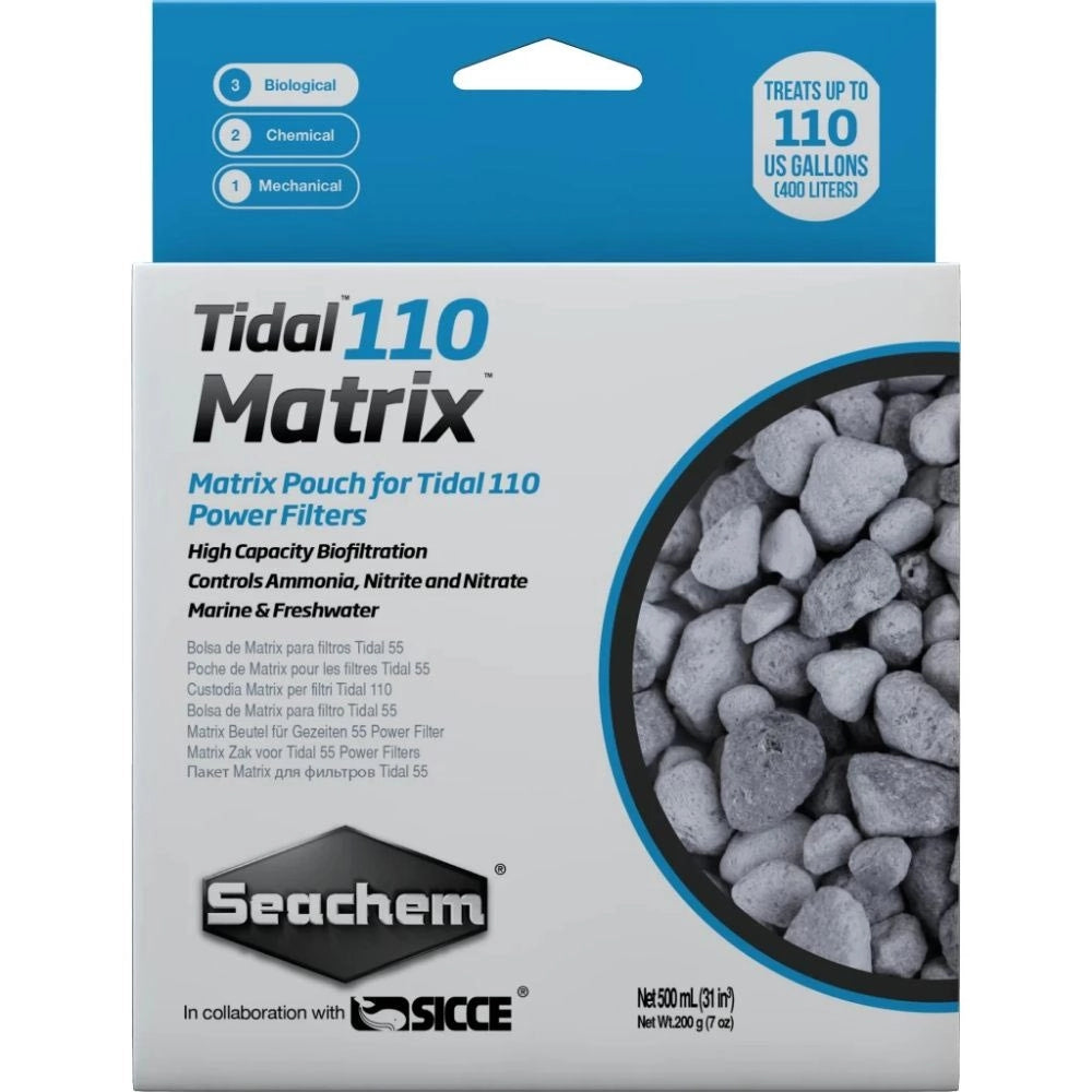 Seachem Matrix per Tidal 110 500ml - materiale biologico con calza
