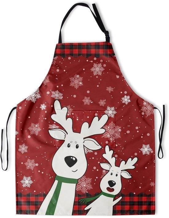 Asciugamano per cucina, grembiule divertente per Natale, grembiule cucina regolabile, impermeabile, per donne e uomini, per dolci, grigliate, feste di Natale e regali divertenti per Natale.