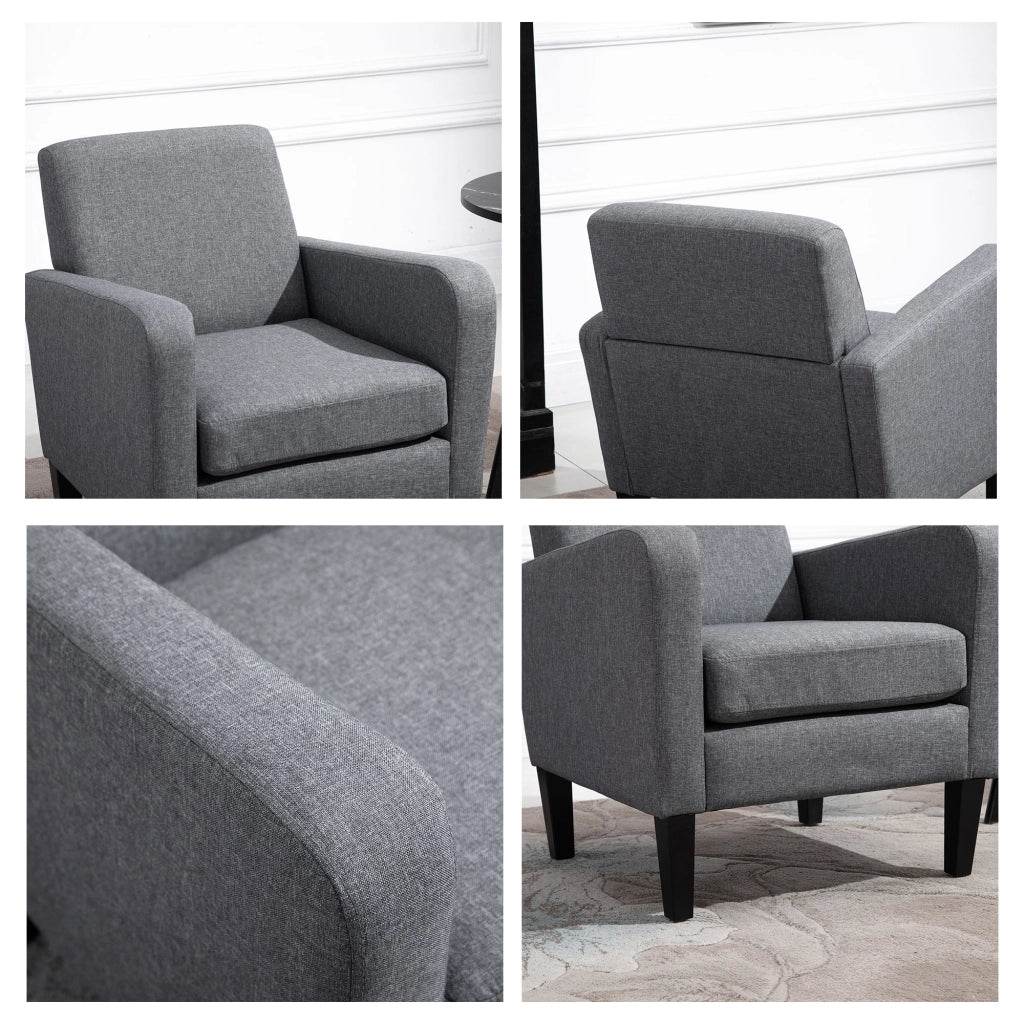 Poltrona Relax ¨C Minimal ¨C Grigio Chiaro 66x72x74 cm