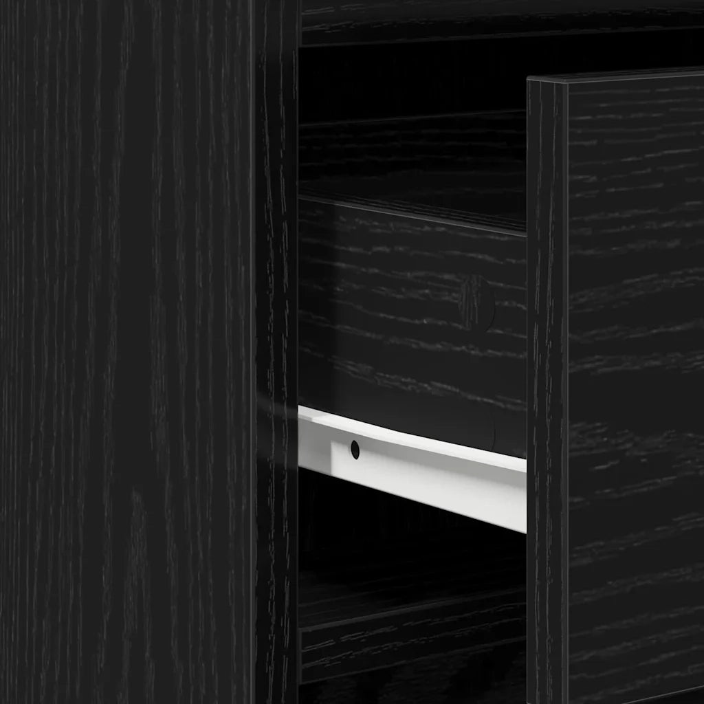 Tavolo da Trucco 2 pcs Nero 50 x 41 x 135 cm Legno multistrato 3334237