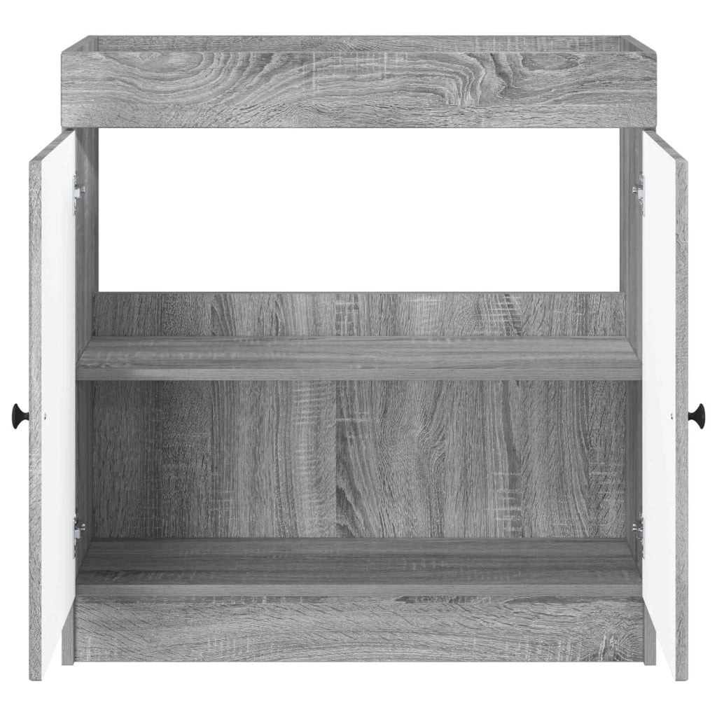 Mobiletto da bagno sotto il lavello Sonoma grigio 890080