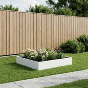 Vaso da giardino Bianco 100 x 100 x 20 cm 8005024