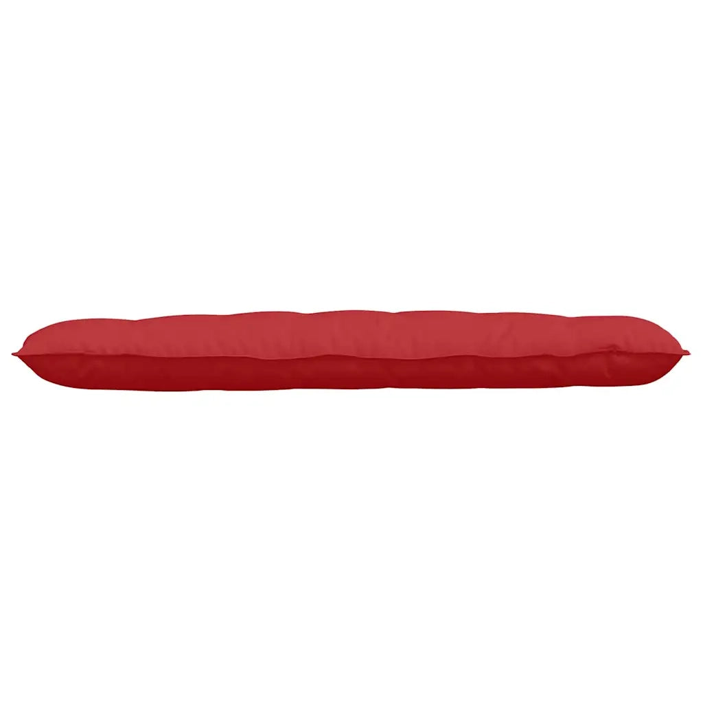 Cuscino per Schiena | Cuscino dorsale Rosso 160 x 19 x 50 cm Tessuto