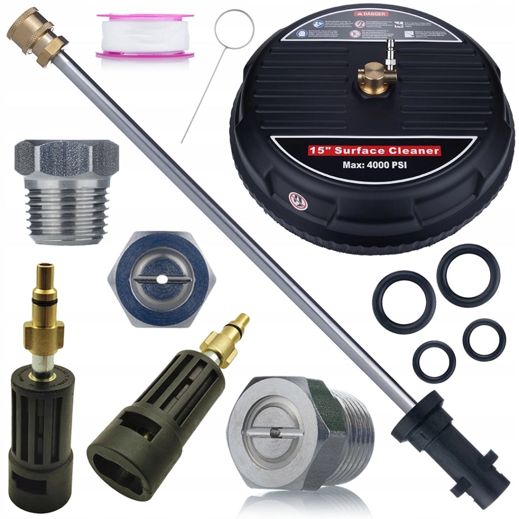 Set di Accessori per Idropulitrice – Compatibile con Kärcher K2–K7 | T-Racer, Lancia 58 cm, Adattatore Lavor