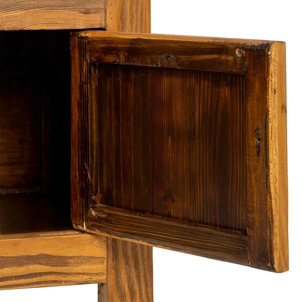 Mobile basso in legno marrone 159x39x63h cm