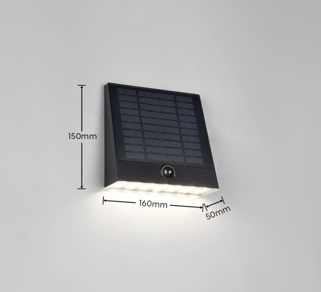 Applique esterna ALVORADA LED 6W nero IP44 RL