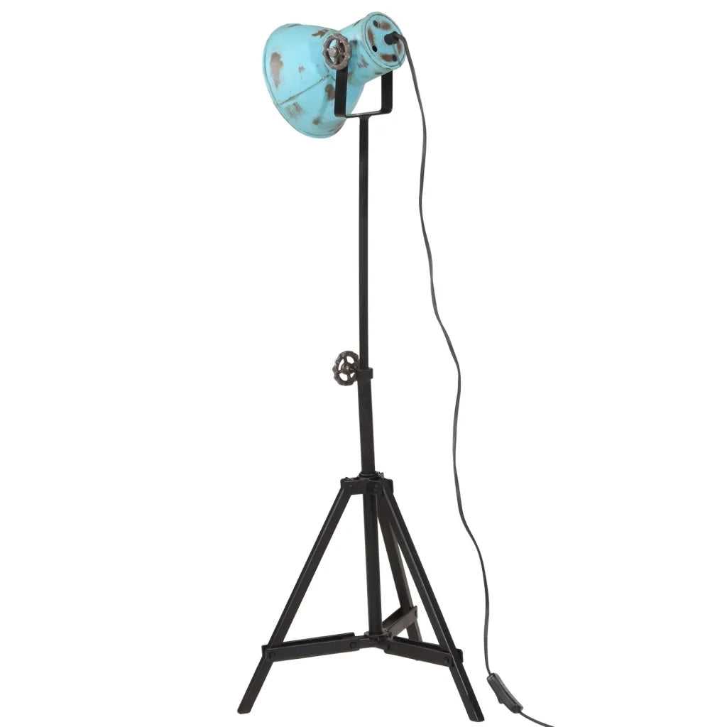 Lampada da Terra 25 W Blu Anticato 35x35x65/95 cm E27 371874