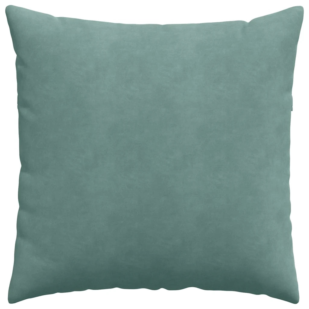 Cuscini da Divano 2 pz-Set di 2 Cuscini per Sofa Verde Mare 80 x 80 cm Tessuto in Cords