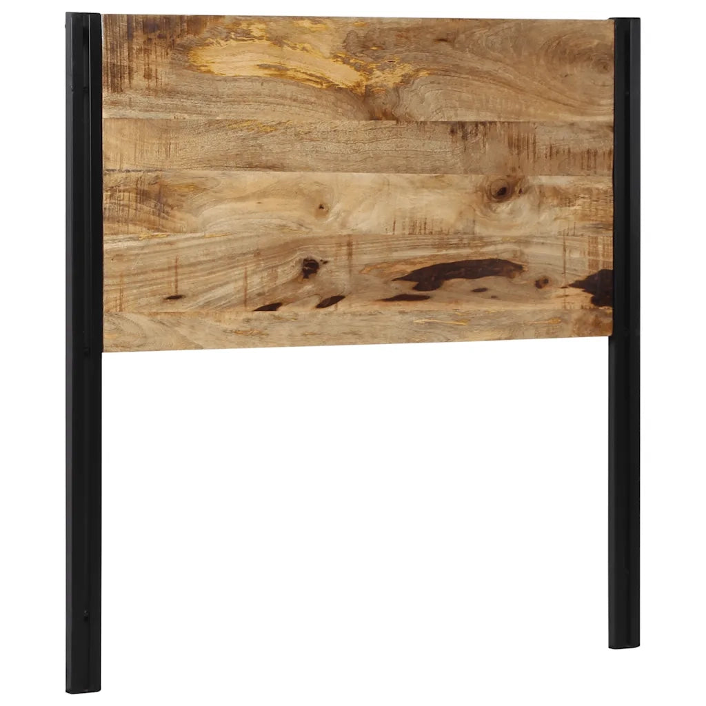 Testiera 100 cm in Legno Massello di Mango e Ferro 4017543