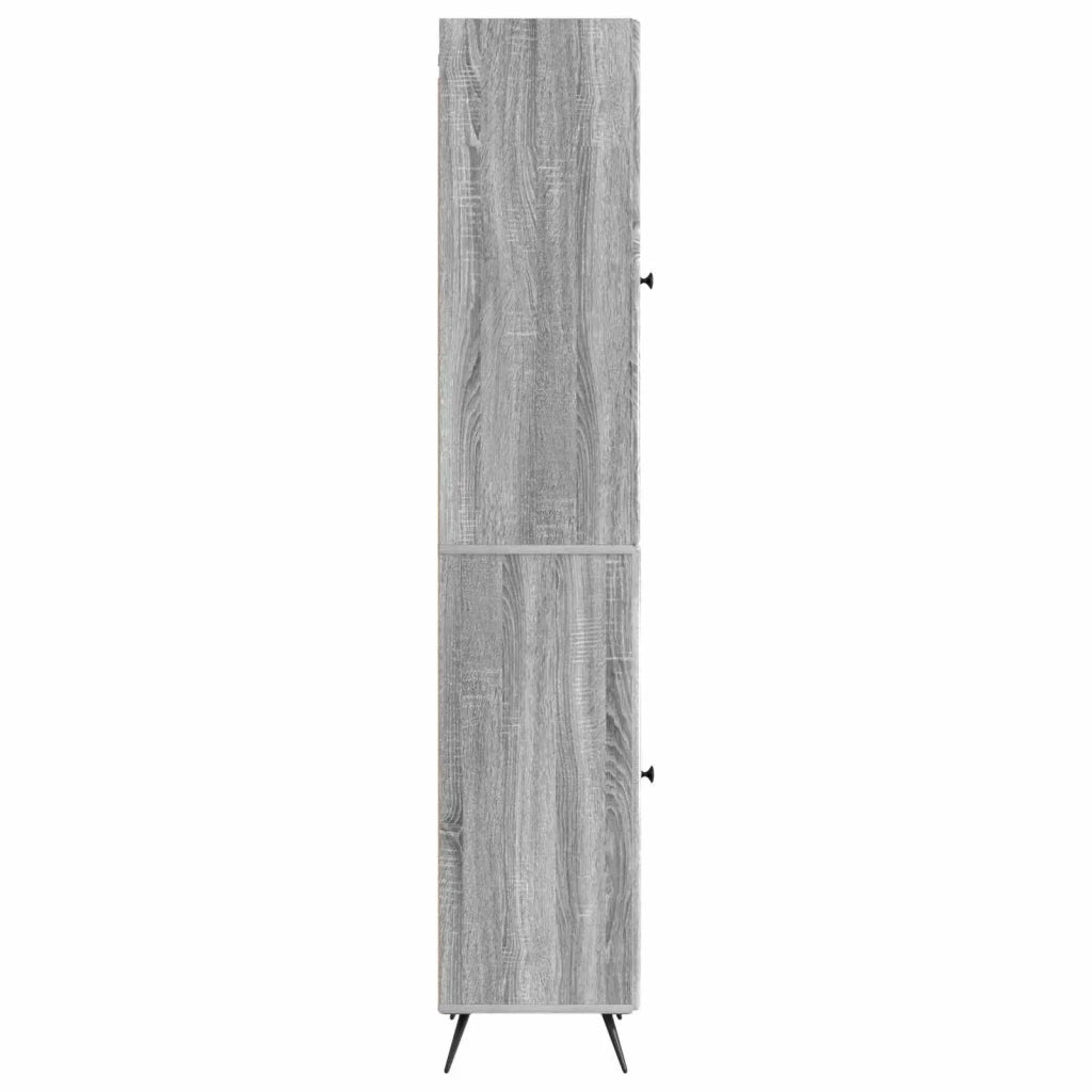 Set di armadi 2 pz Sonoma grigio Legno ingegnerizzato 3416877