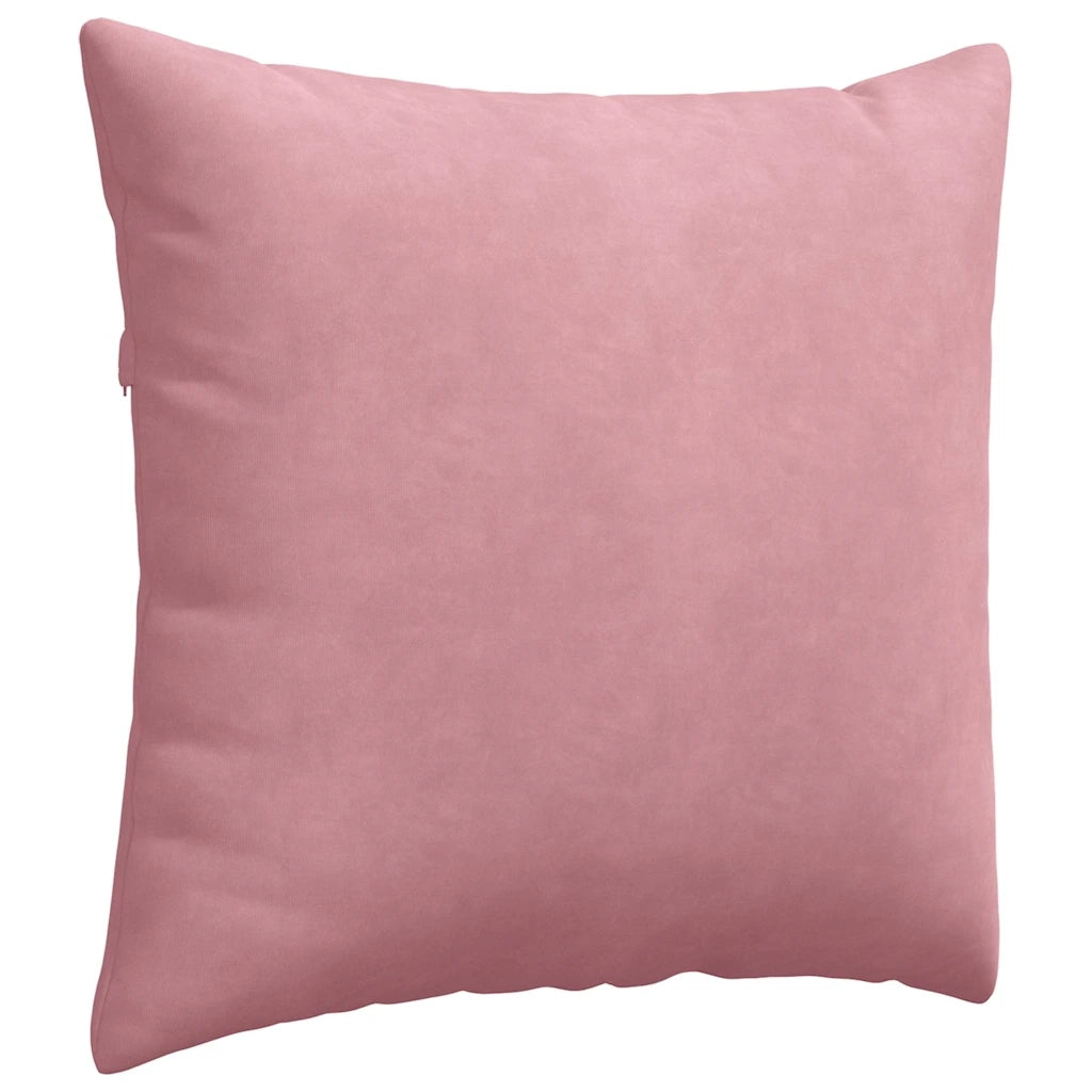 Cuscini da Divano 2 pz | Cuscini per sedie Rosa 45 x 45 cm Tessuto in Cords