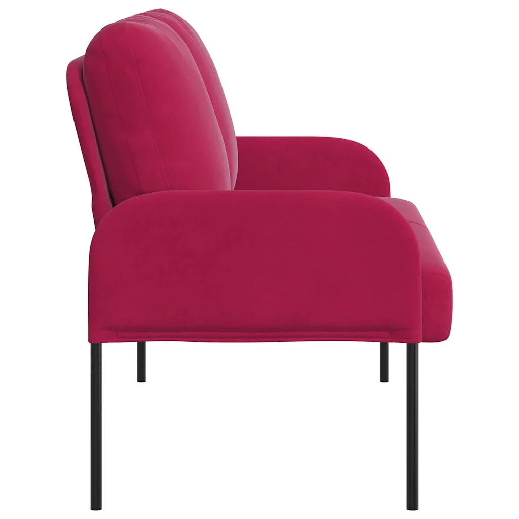 Divani con cuscino 110cm Rosso Vino Legno compensato 42023459
