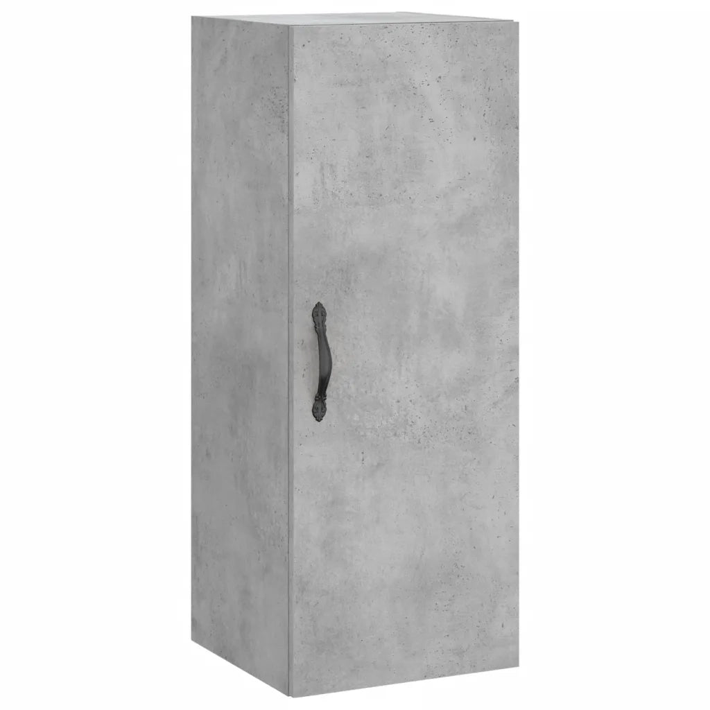 Credenza Grigio Cemento 34,5x34x180 cm in Legno Multistrato 3199141