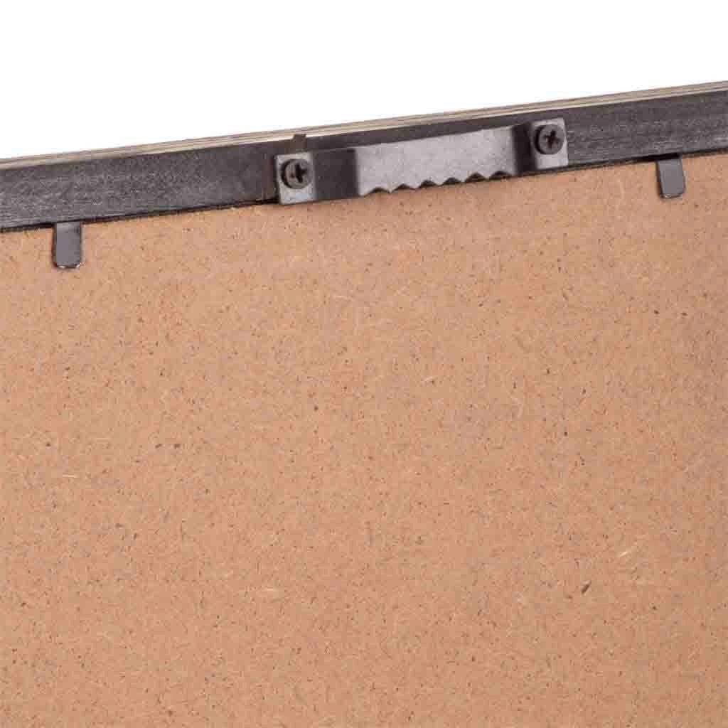 Cornice in legno e tessuto