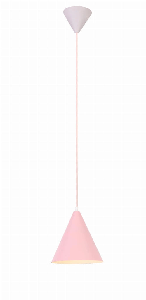 Candellux VOSS lampada a sospensione rosa E27 Ø20cm