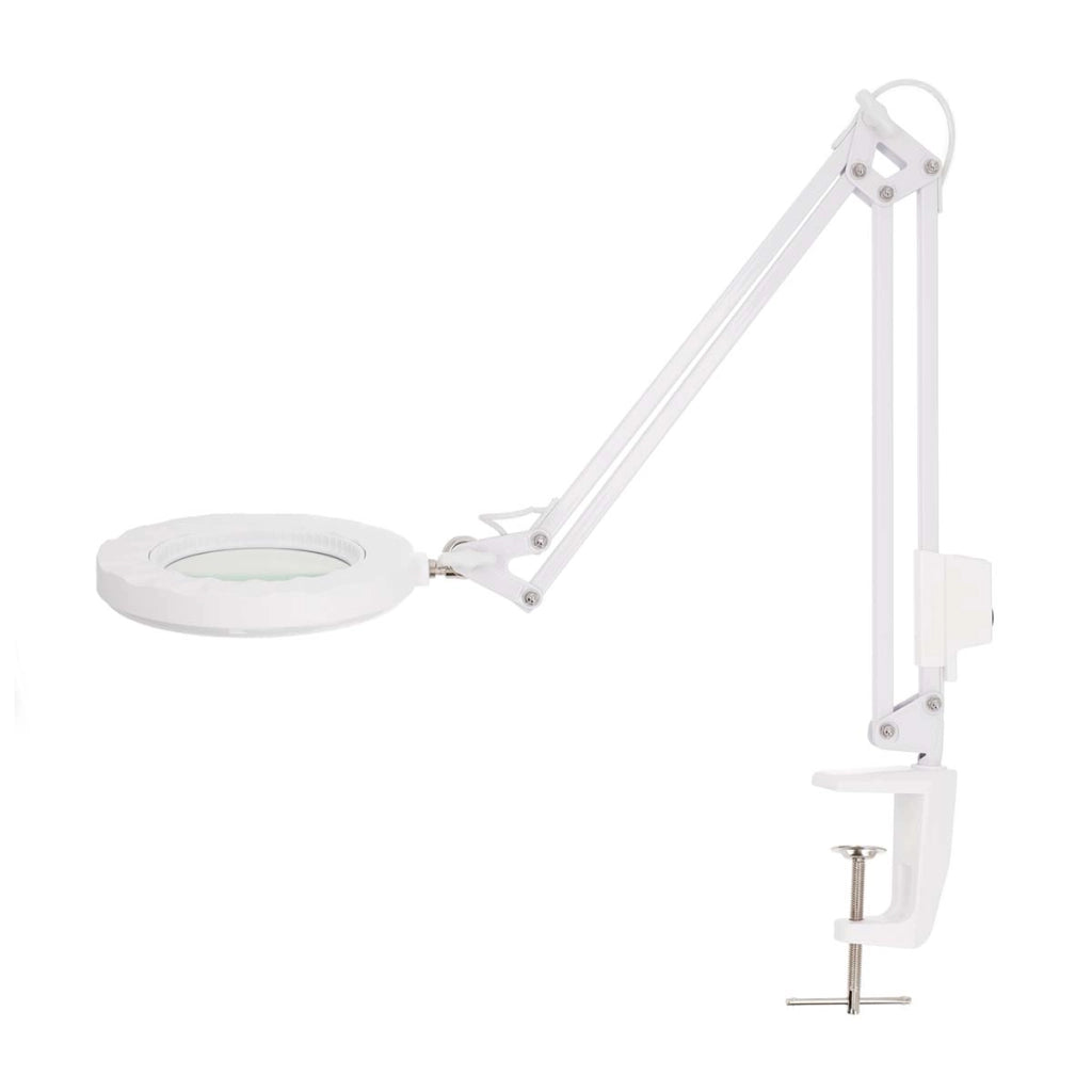 Lampada di ingrandimento a LED da 6W 700lm 6500K con morsetto di montaggio Bianco Nedis