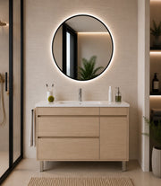 Mobile bagno con lavabo ORIGENBATH CAPRERA senza specchio 90x40 cm estepa