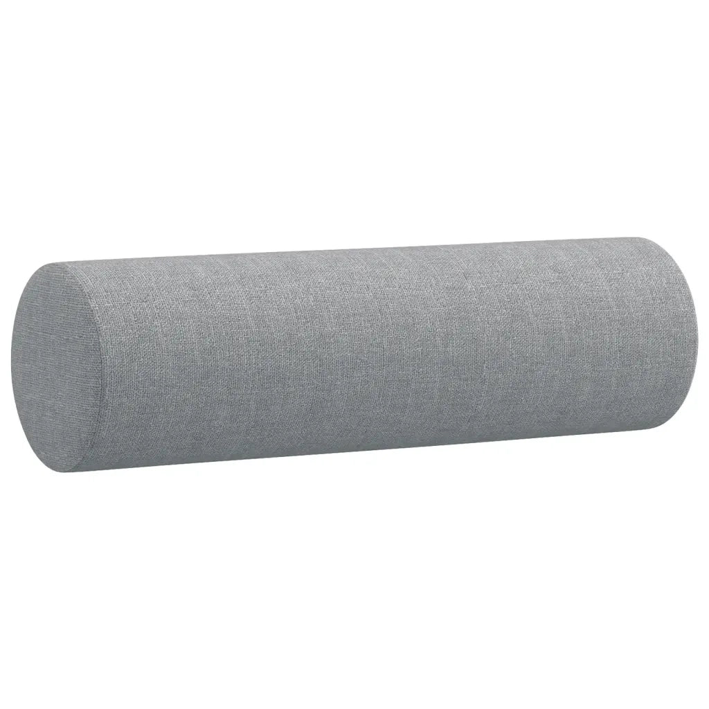Set Divani 4 pz con Cuscini Grigio Chiaro in Tessuto 3201794
