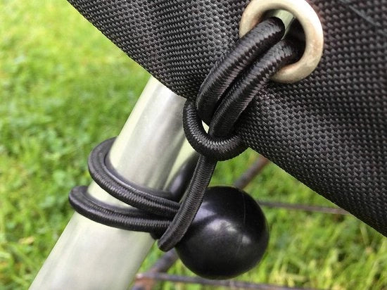Parasolare con copertura 218cm - Storm Black - Resistente ai venti