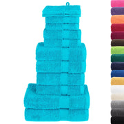 Set ASciugamani SOLUND 12 pz Turchesi 600 gsm 137583