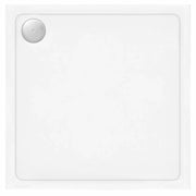 Piatto Doccia Acrilico Rea Savoy White 80x80 Copertura cromo