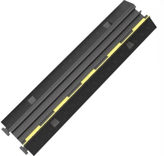 Ponte a due canali - 1 pezzo - 100 cm - Nero/Giallo
