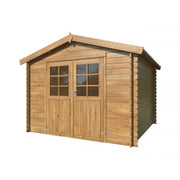 Casetta in legno Rita 300x300 cm impregnato autoclave pareti 28 mm  Esterni da Vivere